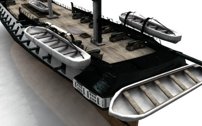 3d model u s constitution ship - U.S.S. CONSTITUTION... by Monkey Wrench